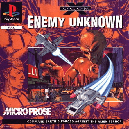 X-Com Enemy Unknown box art for Playstation